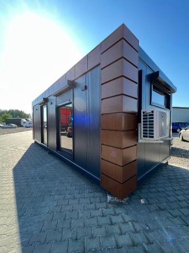 Oficina Modular de 800 x 300 cm con Ducha