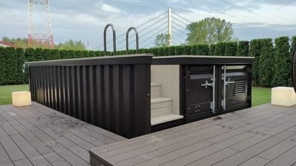 Piscina Contenedor 20 Pies – Modelo Compacto Multinivel