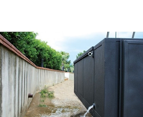 Contenedor de piscina móvil