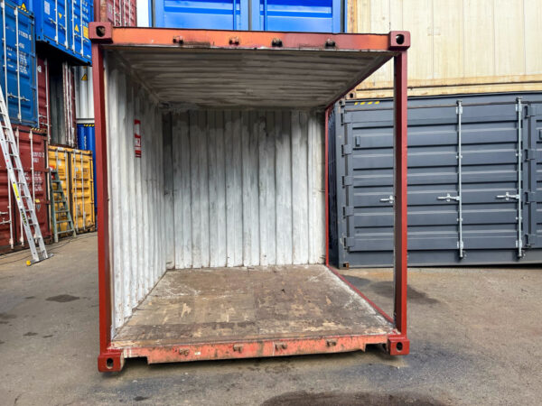 Contenedor marítimo estándar de 10 pies con doble apertura lateral