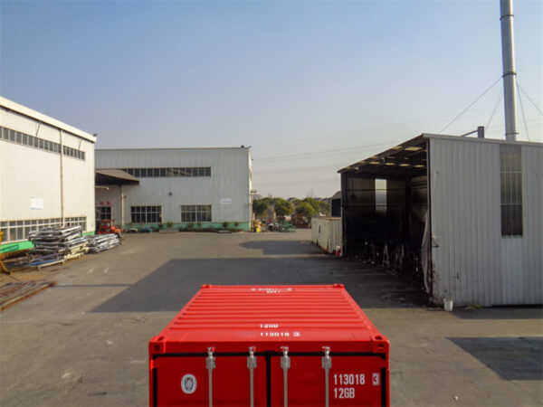 Contenedor marítimo de 10 pies – Nuevo – Color rojo