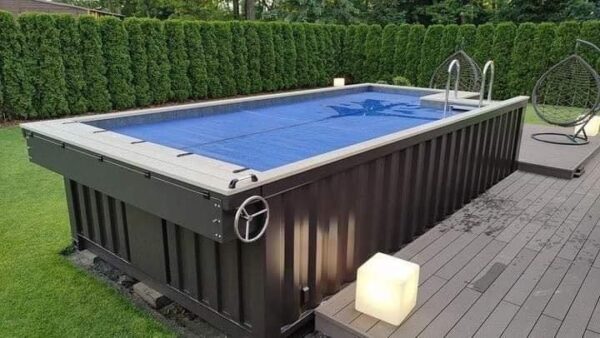 Piscina Contenedor 20 Pies – Modelo Compacto Multinivel