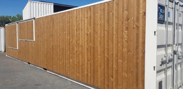 Contenedor Bar de 40 Pies en Madera – Espacio Comercial Premium