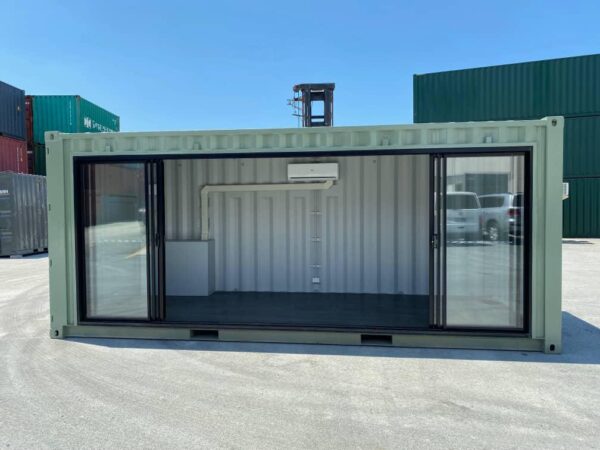 Nuevo Contenedor de Oficina de 20 Pies con Aire Acondicionado
