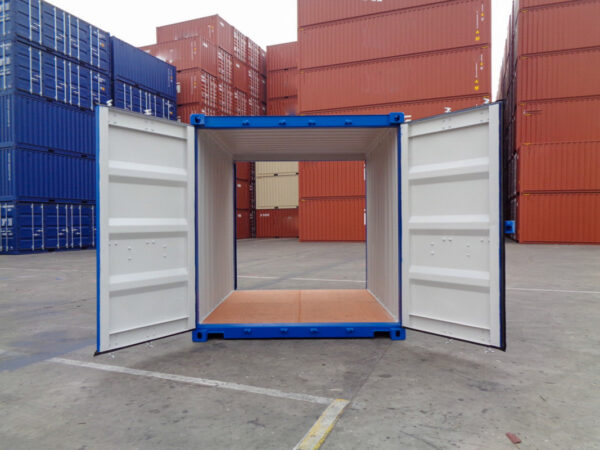 Contenedor marítimo de 10 pies con doble puerta – Casi nuevo