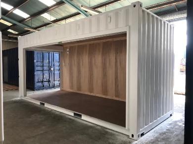 Contenedor Marítimo 20FT High Cube con Cortina Enrollable Eléctrica