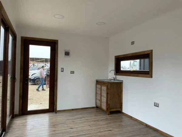 Cabaña Modular Valdivia 6×3m – 1 Dormitorio y 1 Baño Completo