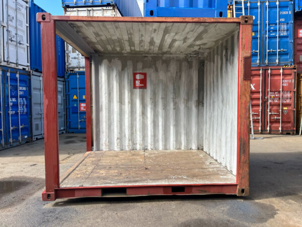 Contenedor marítimo estándar de 10 pies con doble apertura lateral