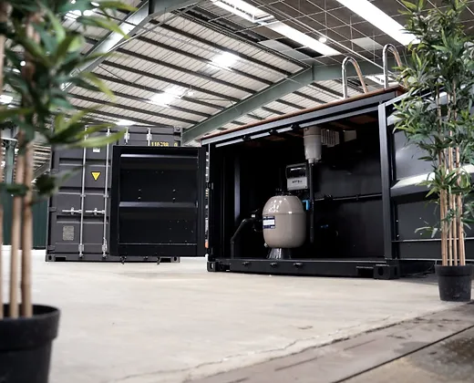 Piscina contenedor 40 pies