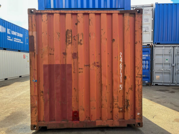 Contenedor marítimo estándar de 10 pies con doble apertura lateral